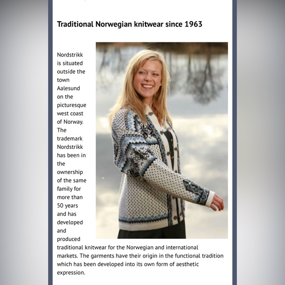 Nordstrikk Norwegian Luse cardigan in wool! Size M Beautiful reindeer on it! - Picture 10 of 10